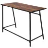 Psací stůl 100x50x75 cm SPRINGOS DESIGNLINE hnědý
