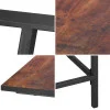 Psací stůl 100x50x75 cm SPRINGOS DESIGNLINE hnědý