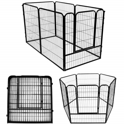 Skladací ohrádka pro psa - výběh pro štěnata 158x100 cm SPRINGOS PA1022