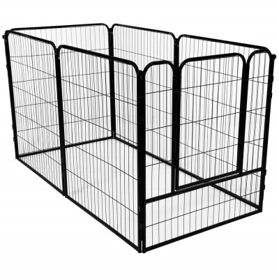 Skladací ohrádka pro psa - výběh pro štěnata 158x100 cm SPRINGOS PA1022