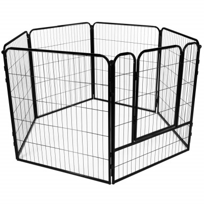 Skladací ohrádka pro psa - výběh pro štěnata 158x100 cm SPRINGOS PA1022