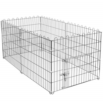 Skladací ohrádka pro psa - výběh pro štěnata 152x73 cm SPRINGOS PA1015