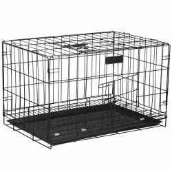 Klec pro zvířata 93x67x56 cm kovová SPRINGOS PA1014