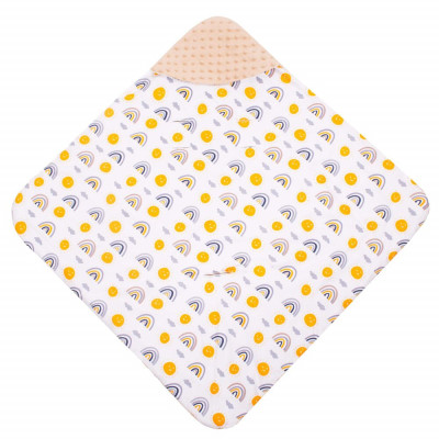Zavinovačka do autosedačky oboustranná 77x77 cm SPRINGOS SUN béžová