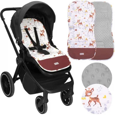Podložka do kočárku oboustranná 78x37 cm SPRINGOS DEER