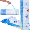 Plážové lehátko s polštářem 180x60 cm SPRINGOS PM0014 modré