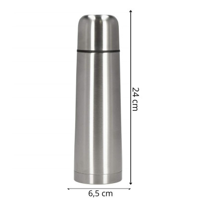 Nerezová termoska 500 ml SPRINGOS WARMO stříbrná