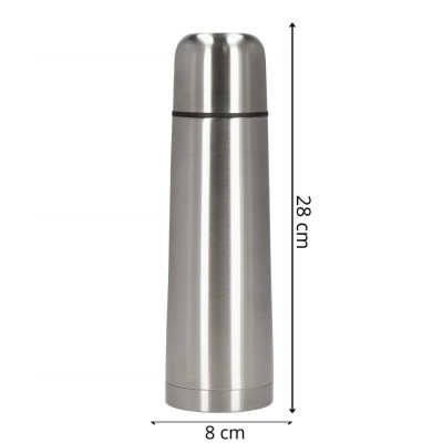 Nerezová termoska 750 ml SPRINGOS WARMO stříbrná