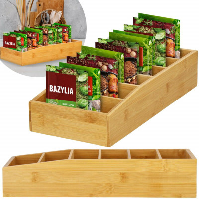 Stojan na koření 35x15 cm SPRINGOS KI0153 bambus