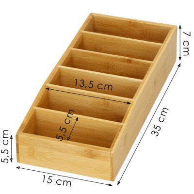 Stojan na koření 35x15 cm SPRINGOS KI0153 bambus