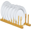 Stojan na talíře a pokličky 34x12 cm SPRINGOS KI0154 bambus