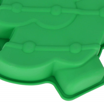 Forma na pečení Stromeček silikonová 30x22 cm SPRINGOS KI0123 zelená