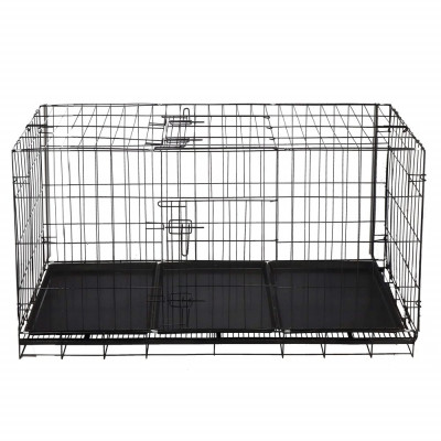Klec pro zvířata 130x70x61 cm kovová SPRINGOS PA1082