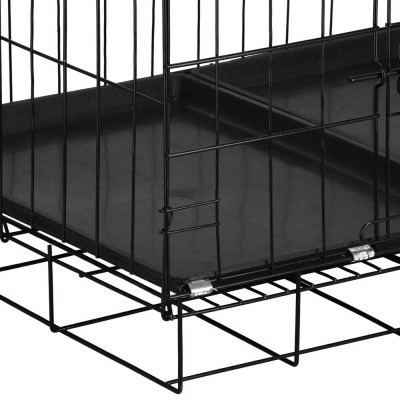Klec pro zvířata 130x70x61 cm kovová SPRINGOS PA1082