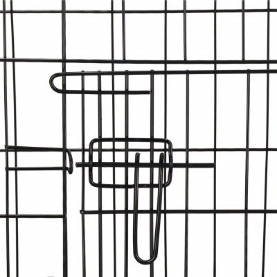 Klec pro zvířata 130x70x61 cm kovová SPRINGOS PA1082
