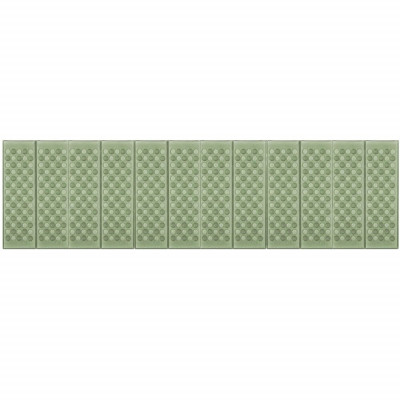 Turistická karimatka 182x60 cm SPRINGOS PM0010 zelenášedá