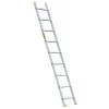 Hliníkový žebřík 1x9 příček jednodílný DRABEST DP-9 PRO