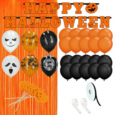 HA5216 HALLOWEENSKÉ DEKORACE 30 PRVKŮ.