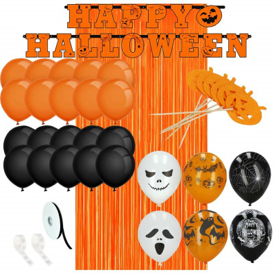 HA5216 HALLOWEENSKÉ DEKORACE 30 PRVKŮ.