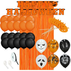 HA5216 HALLOWEENSKÉ DEKORACE 30 PRVKŮ.