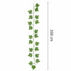 Umělý břečťan girlanda 208 cm SPRINGOS HA7438 sada 6 ks