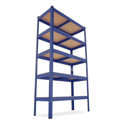 Kovový regál 180x90x40 cm 5 polic lakovaný pozink HIGHER RSM175