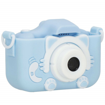 Dětský digitální fotoaparát 40Mpx 32GB SPRINGOS ZIPPY modrý