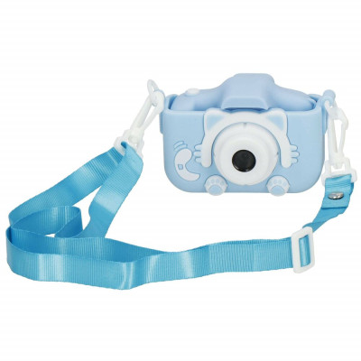 Dětský digitální fotoaparát 40Mpx 32GB SPRINGOS ZIPPY modrý