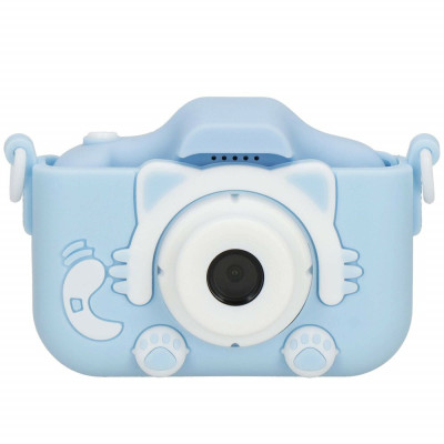 Dětský digitální fotoaparát 40Mpx 32GB SPRINGOS ZIPPY modrý