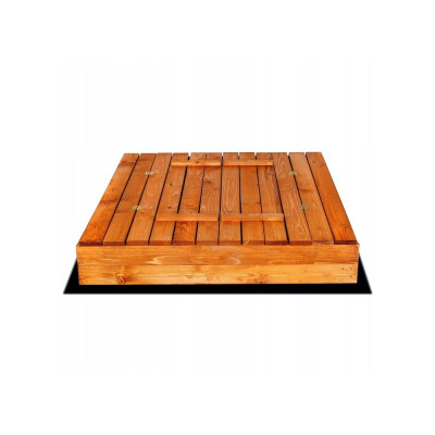 Dětské pískoviště s krytem 120x120 cm SPRINGOS + podložka