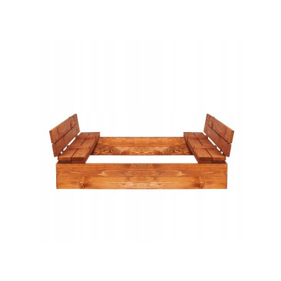 Dětské pískoviště s krytem 120x120 cm SPRINGOS + podložka