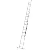 Hliníkový žebřík 3x9 příček 5,06 m třídílný HIGHER 6309