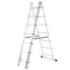 Hliníkový žebřík 3x7 příček 4,25 m třídílný HIGHER 6307