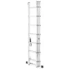 Hliníkový žebřík 3x7 příček 4,25 m třídílný HIGHER 6307