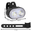 LED světla na kolo SPRINGOS BA0082