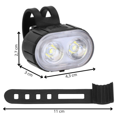 LED světla na kolo SPRINGOS BA0082