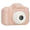 Dětský digitální fotoaparát 24Mpx 8GB SPRINGOS PEPPY růžový