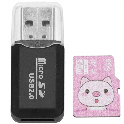 Dětský digitální fotoaparát 40Mpx 8GB SPRINGOS WINKO růžový