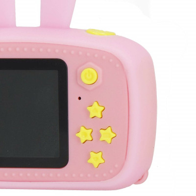 Dětský digitální fotoaparát 40Mpx 8GB SPRINGOS WINKO růžový
