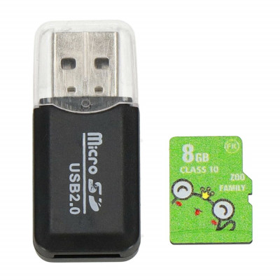 Dětský digitální fotoaparát 40Mpx 8GB SPRINGOS RAFFY modrý