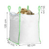 Zahradní vak s uchy 1000l SPRINGOS BIG BAG