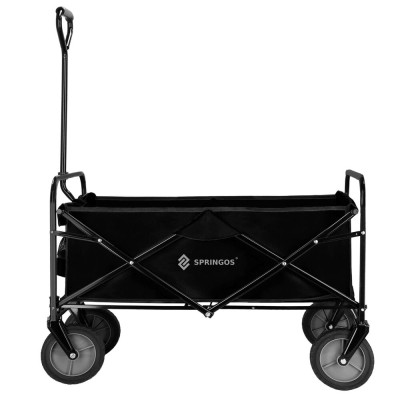 Skládací vozík 80 kg SPRINGOS GA0084 černý