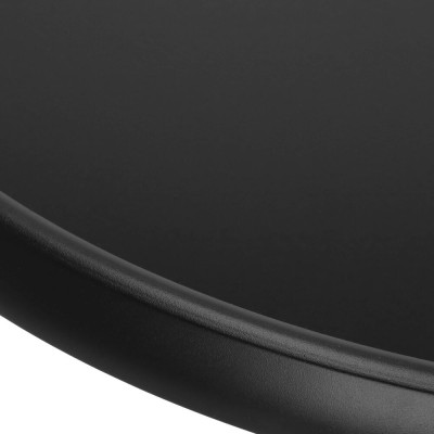 Zahradní stolek 60 cm SPRINGOS BISTRO BLACK černý