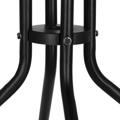 Zahradní stolek 60 cm SPRINGOS BISTRO BLACK černý