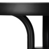 Zahradní stolek 60 cm SPRINGOS BISTRO BLACK černý