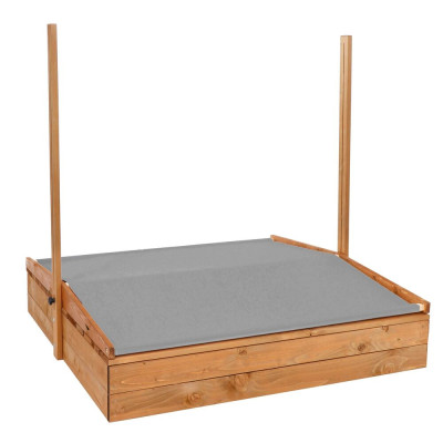 Dětské pískoviště se stříškou 120x120 cm SPRINGOS + podložka