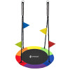 Zahradní houpačka 110 cm SPRINGOS SN028 ČAPÍ HNÍZDO multicolor