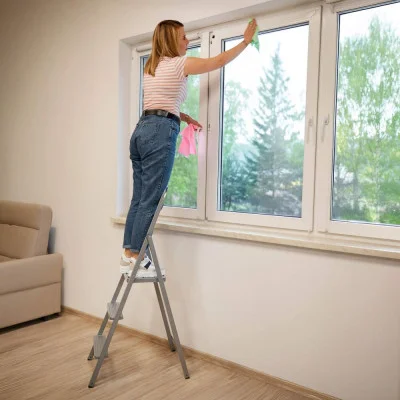 Ocelové schůdky 3 stupně SPRINGOS LD0098