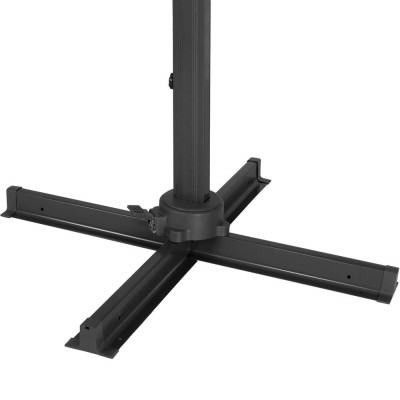 Zahradní slunečník 290x390 cm SPRINGOS GU0048 světle šedý