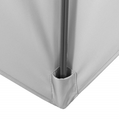 Zahradní slunečník 290x390 cm SPRINGOS GU0048 světle šedý
